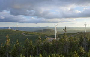 Wind Farms - Le Nordais Cap-Chat  - Photo: Denis Talbot, Ministre de l'Environnement