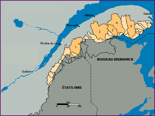 Rgion hydrographique de la baie des Chaleurs et de Perc (01)