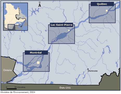 La qualit de l'eau dans le secteur de Montral, du lac Saint-Pierre et de Qubec au cours des ts 2000 et 2001